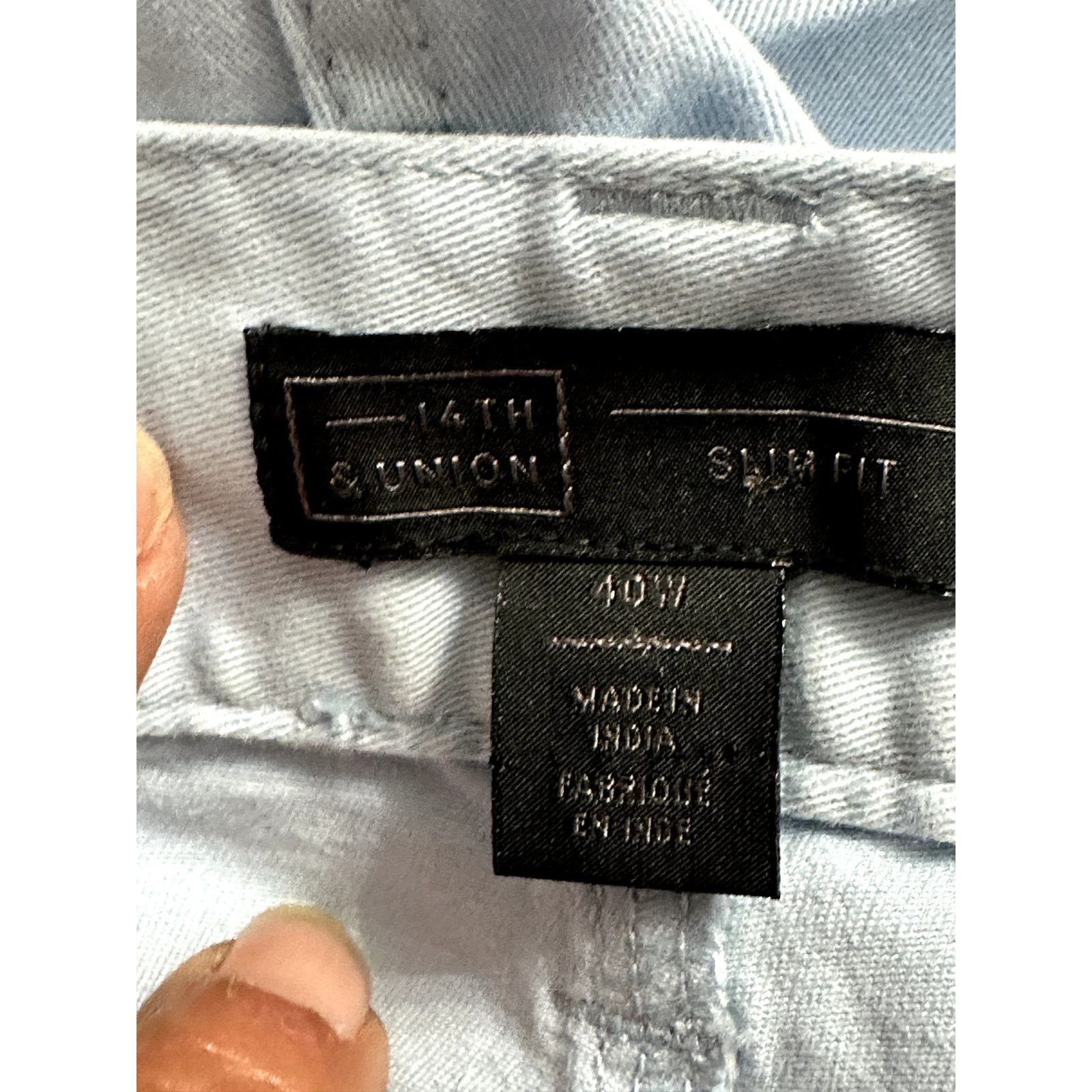 14th & Union 14th & Union Bermuda Shorts Flat Front Light Blue M 40W NWT Size US 40 / EU 56 - 9 Thumbnail