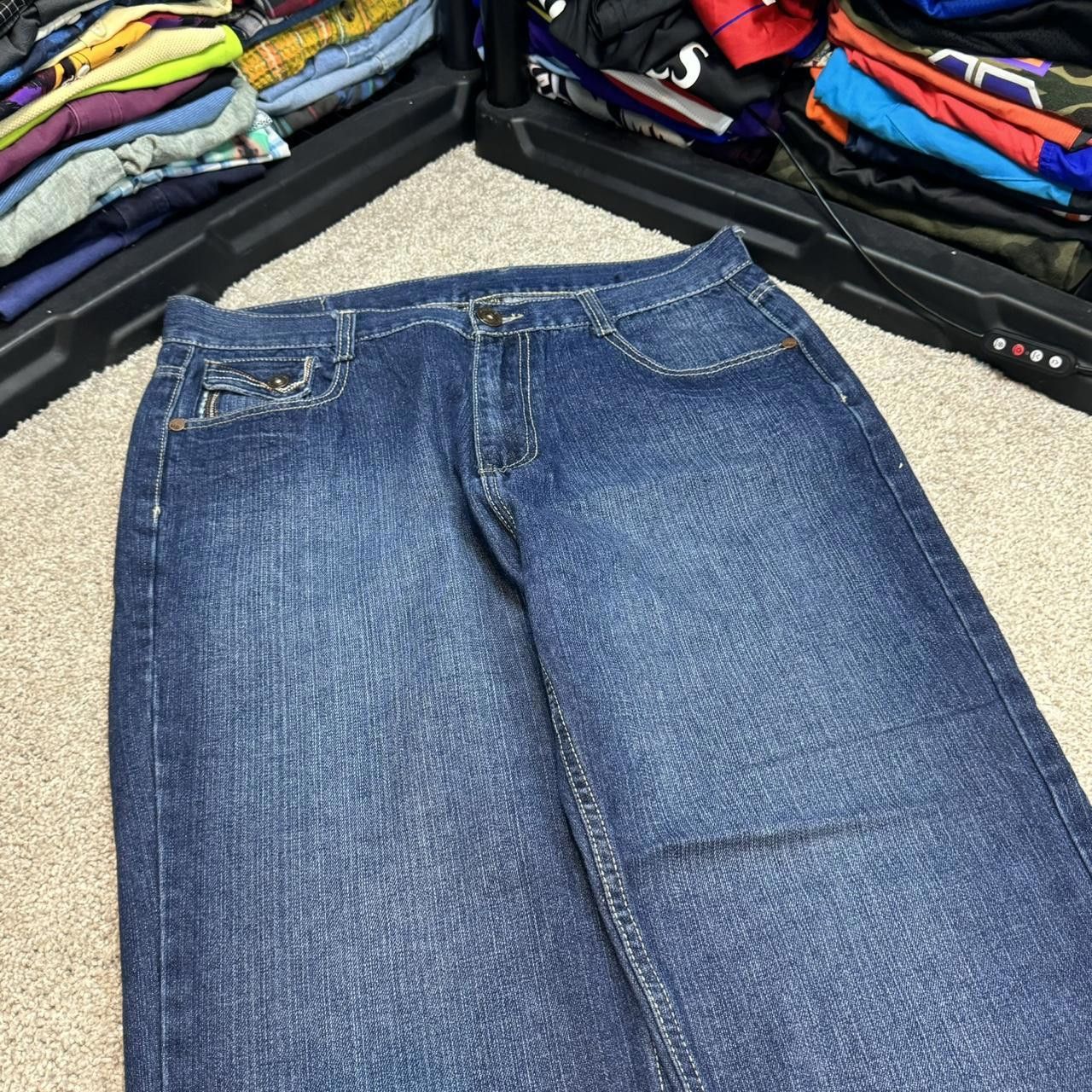 Makaveli × Vintage Y2K 2000s Makaveli Branded Baggy Wide Leg Jeans Size US 36 / EU 52 - 4 Thumbnail