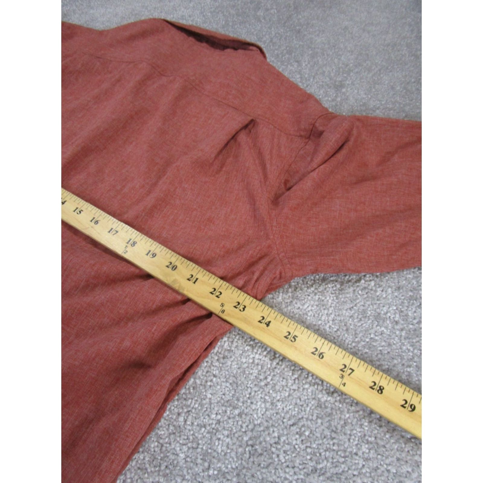 Merrell Merrell Shirt Mens XL Red Opti Wick Button Up Hiking Plaid Long Sleeve Polyester Woven Casual Outdoor Button-Up Mens Red Xl Merrell Shirt Size US XL / EU 56 / 4 - 5 Thumbnail