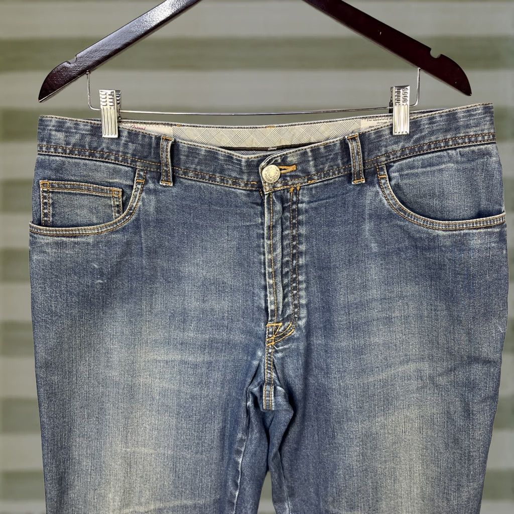 Brioni VINTAGE Brioni Stelvio Jeans Mens 38x31 Blue Medium Wash 5-Pocket Designer Made in Italy Size US 38 / EU 54 - 1 Thumbnail