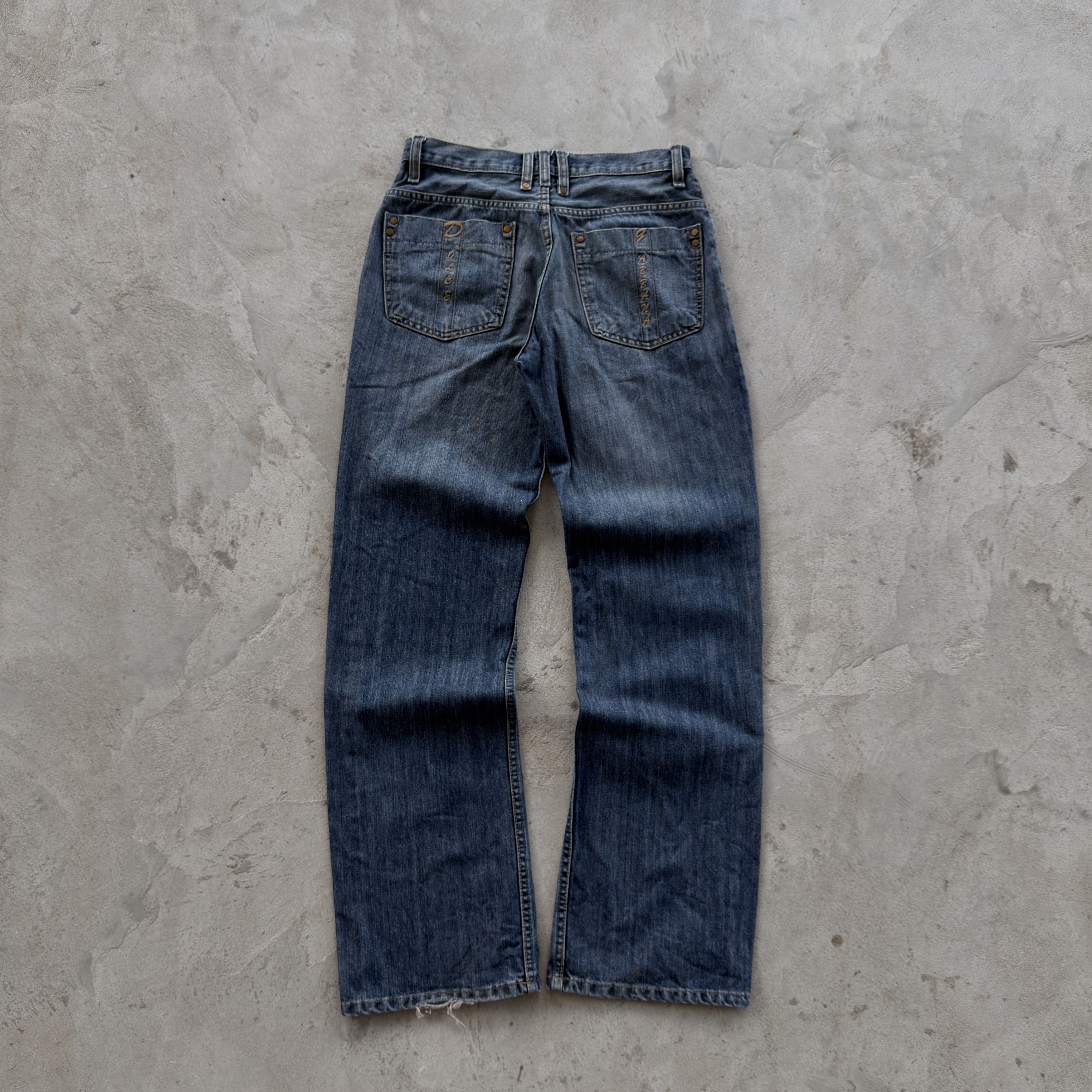 Dolce & Gabbana 2000s Dolce & Gabbana Mud Wash Jeans | Grailed