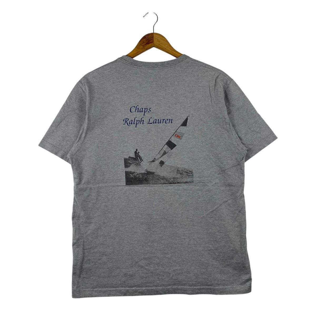 Chaps × Ralph Lauren CHAPS Ralph Lauren Casualwear Big Logo Backhit T-Shirt Size US L / EU 52-54 / 3 - 2 Thumbnail