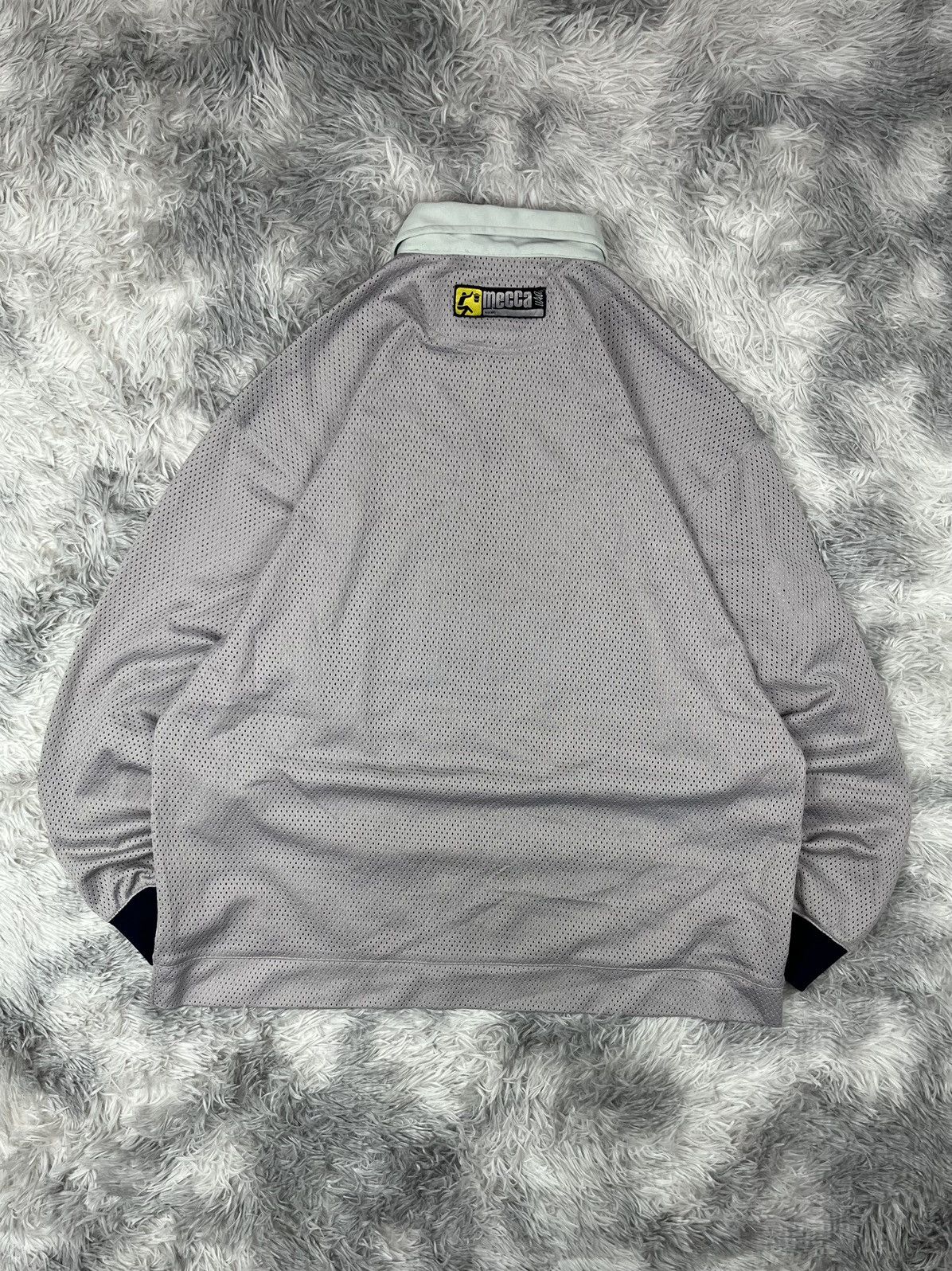 Mecca Vintage 90s MECCA USA Long Sleeve Half Zip Jersey Size US L / EU 52-54 / 3 - 8 Thumbnail