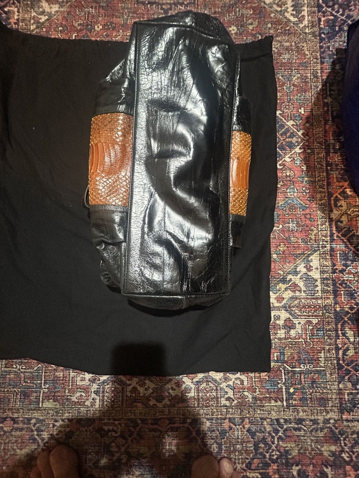Dries Van Noten Snake skin leather bag Size ONE SIZE - 3 Thumbnail