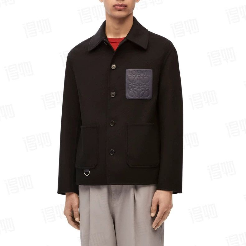 Loewe LOEWE Solid color lapel single-breasted long sleeve jacket Size L / US 10 / IT 46 - 3 Thumbnail
