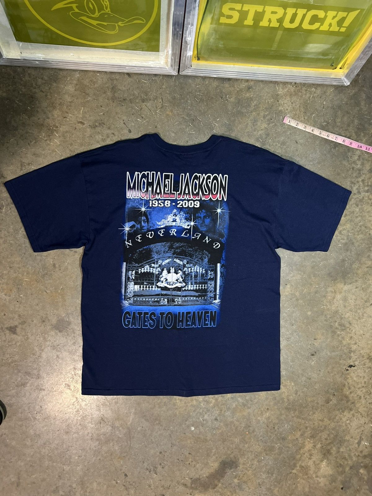 Michael Jackson Post 9/11 R.I.P Michael Jackson tribute T Shirt Size US XL / EU 56 / 4 - 2 Thumbnail