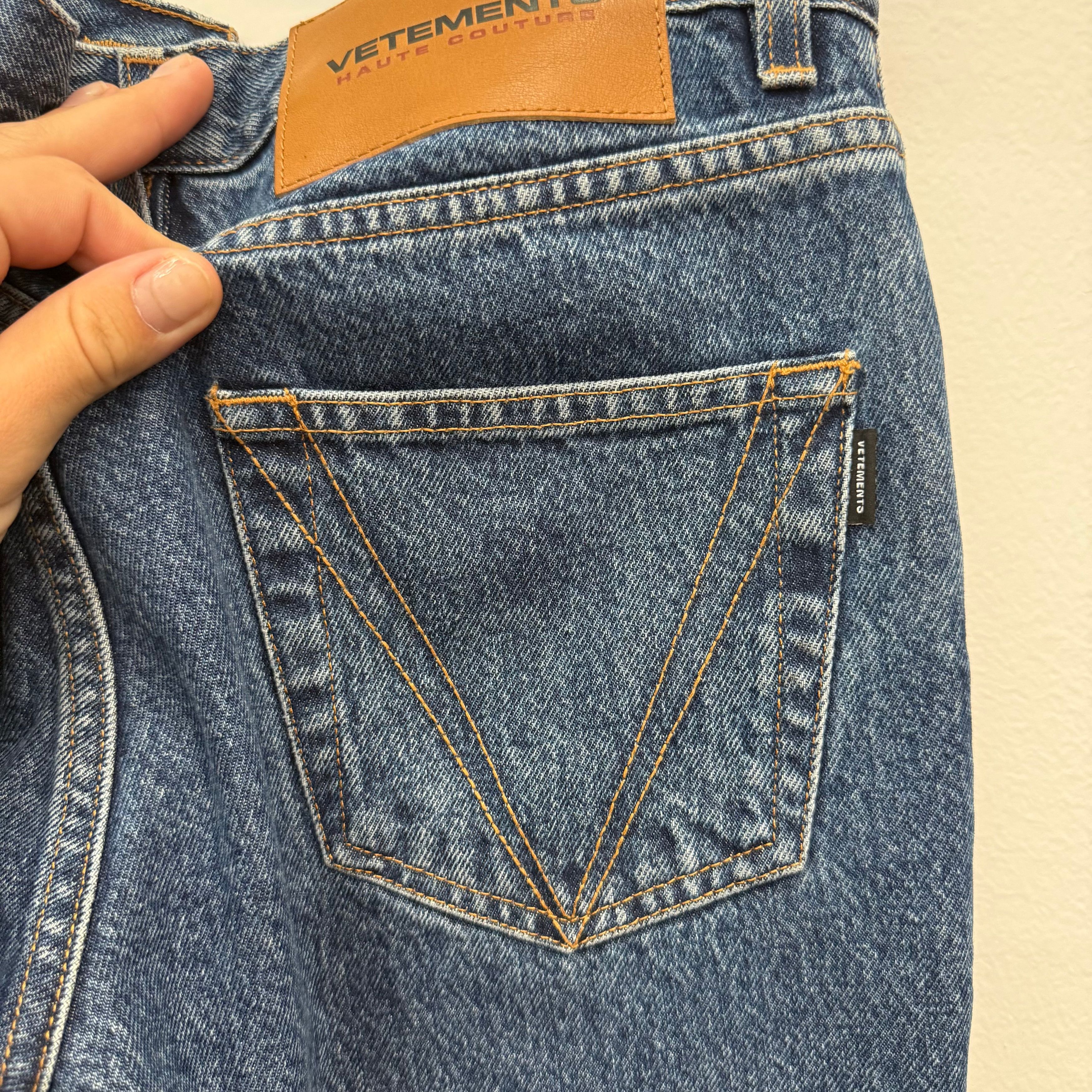 Vetements Vetements Flame Straight Leg Denim - Size 30 Size US 30 / EU 46 - 8 Thumbnail