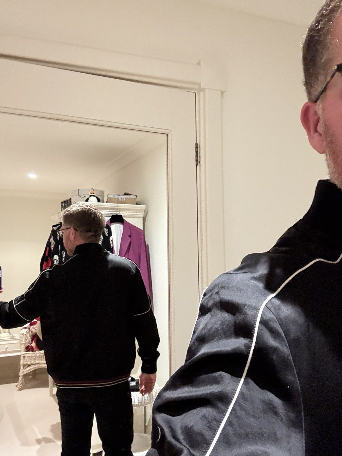 Saint Laurent Paris FW21 Saint Laurent YSL logo black bomber teddy jacket 56 Size US XL / EU 56 / 4 - 6 Thumbnail