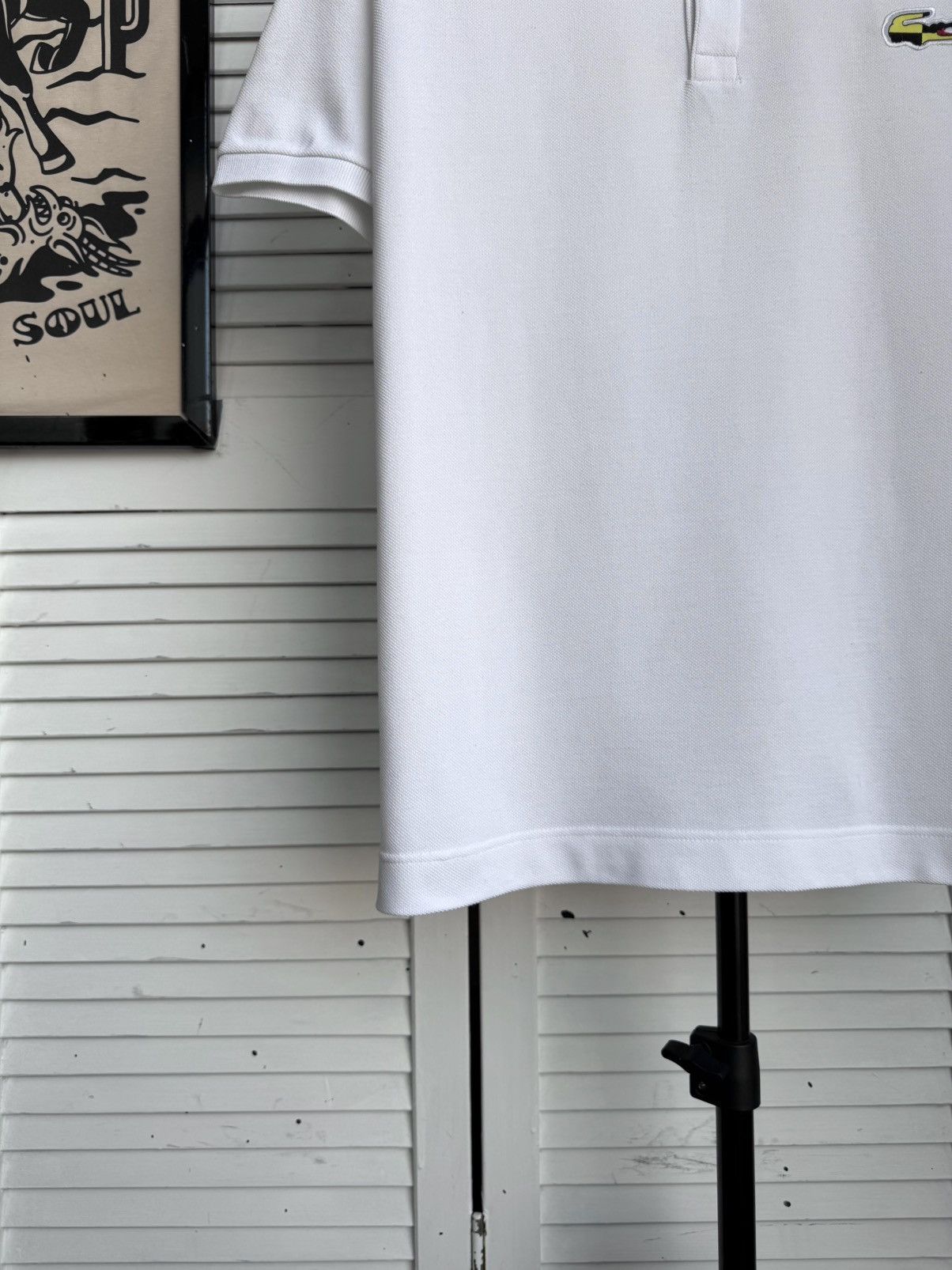 Lacoste Lacoste Polo Shirt White Regular Fit Graphic Logo Size US L / EU 52-54 / 3 - 3 Thumbnail