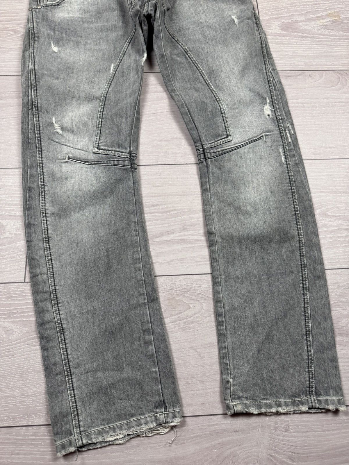 Absolut Joy Absolut Joy Einstein Distressed Denim Jeans XL sz Size US 36 / EU 52 - 4 Thumbnail