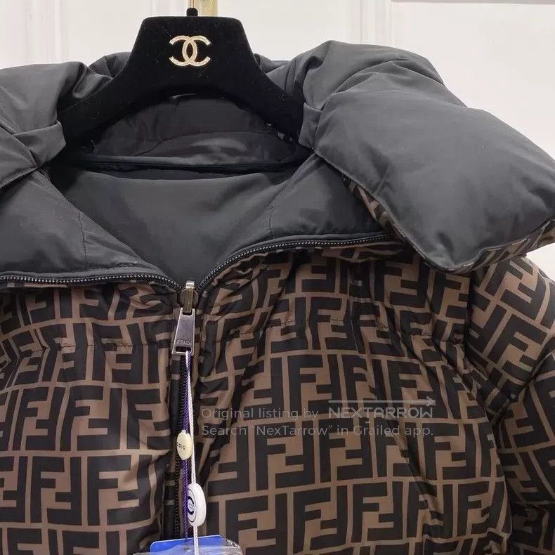 Fendi Fendi Monogrammed Printed Down Jacket Size US S / EU 44-46 / 1 - 3 Thumbnail