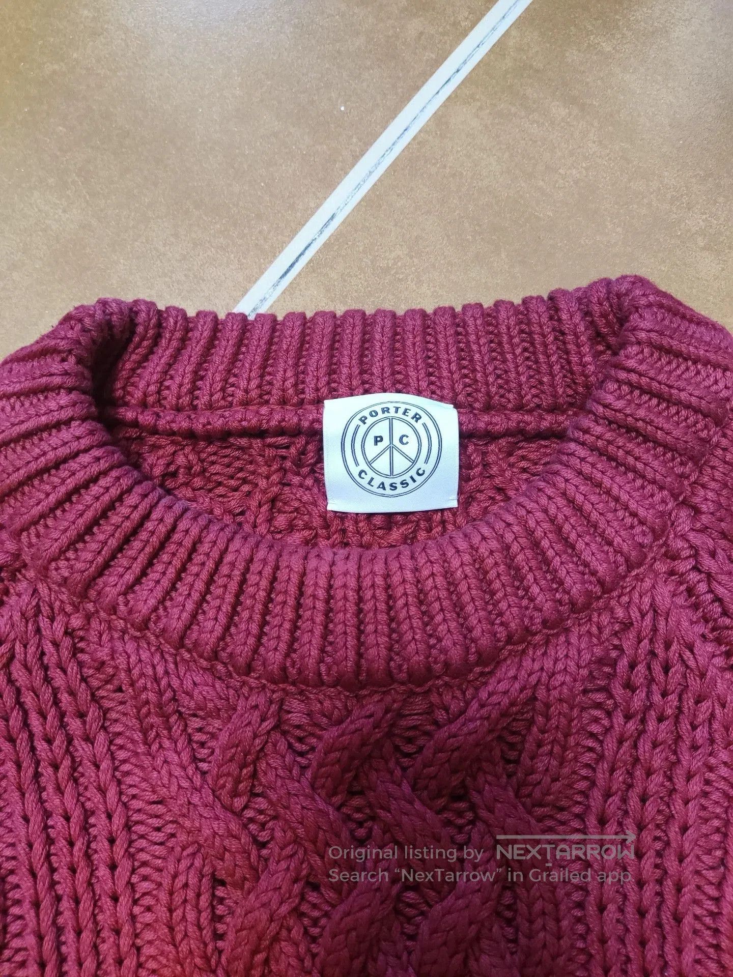 Other Red Knit Sweater with Cable Design. Size US S / EU 44-46 / 1 - 2 Thumbnail