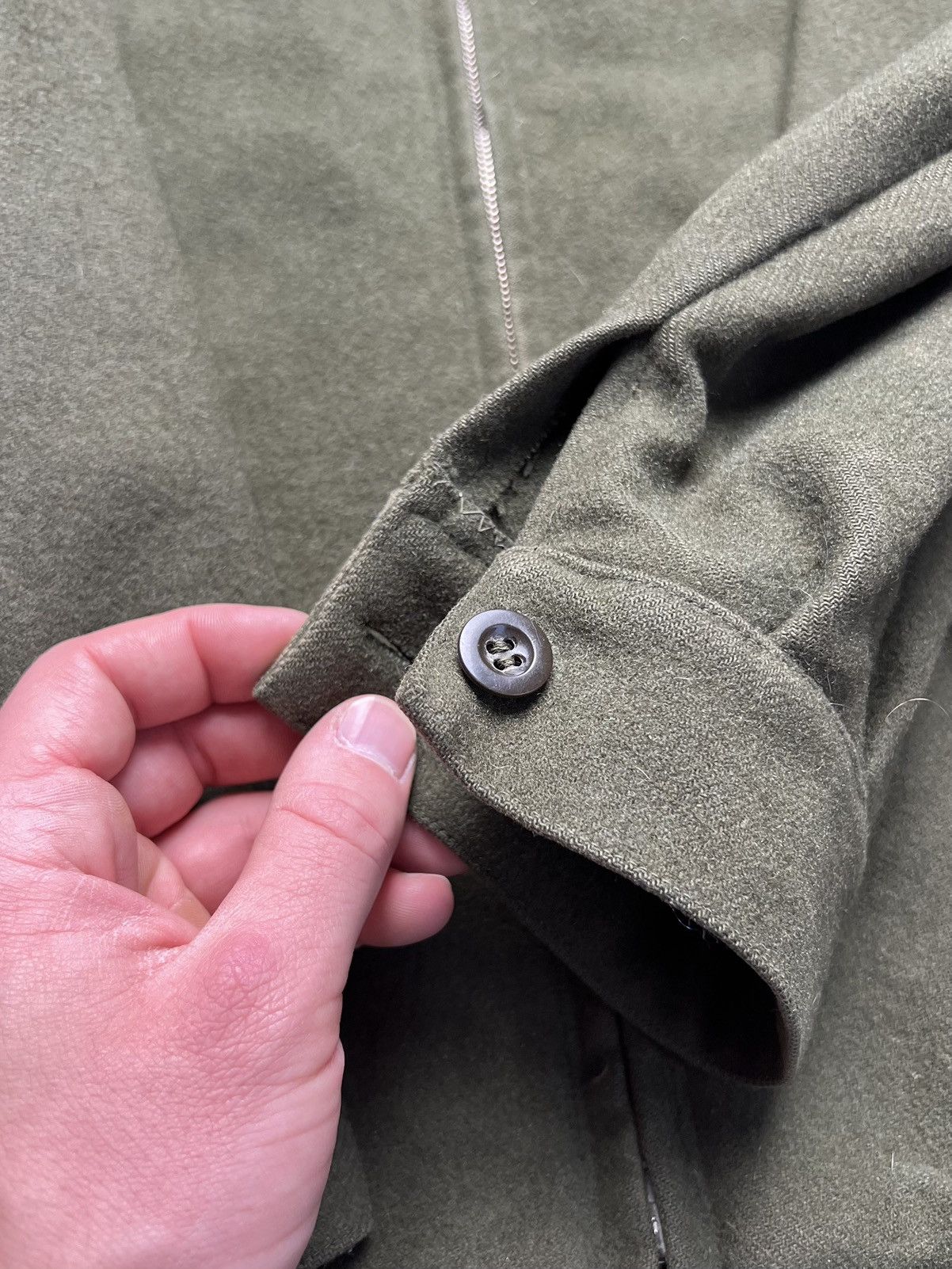 Vintage Vintage 80s wool military antique jacket Size US M / EU 48-50 / 2 - 6 Thumbnail