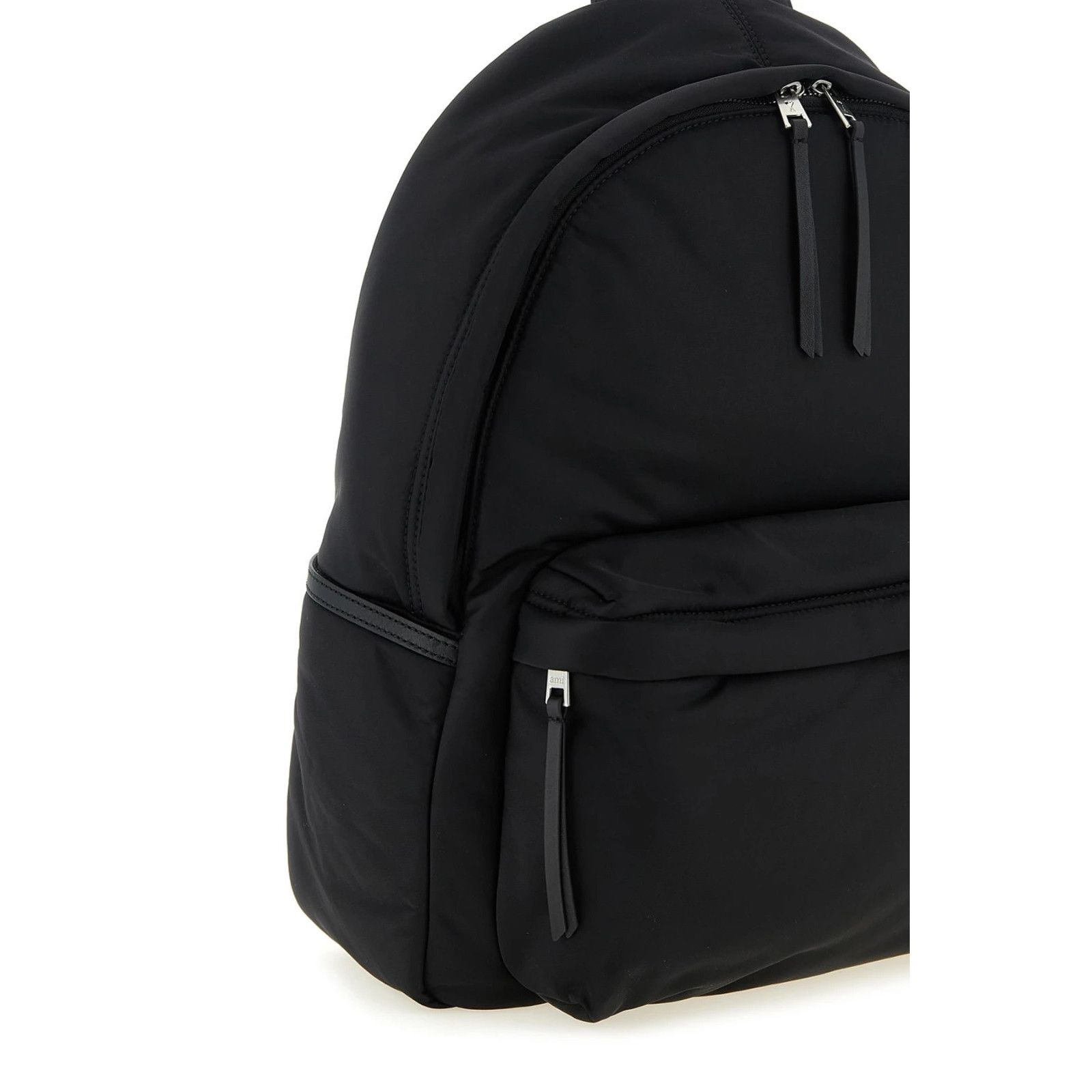 AMI AMI PARIS Marcel Black Backpack New & Authentic Size ONE SIZE - 3 Thumbnail