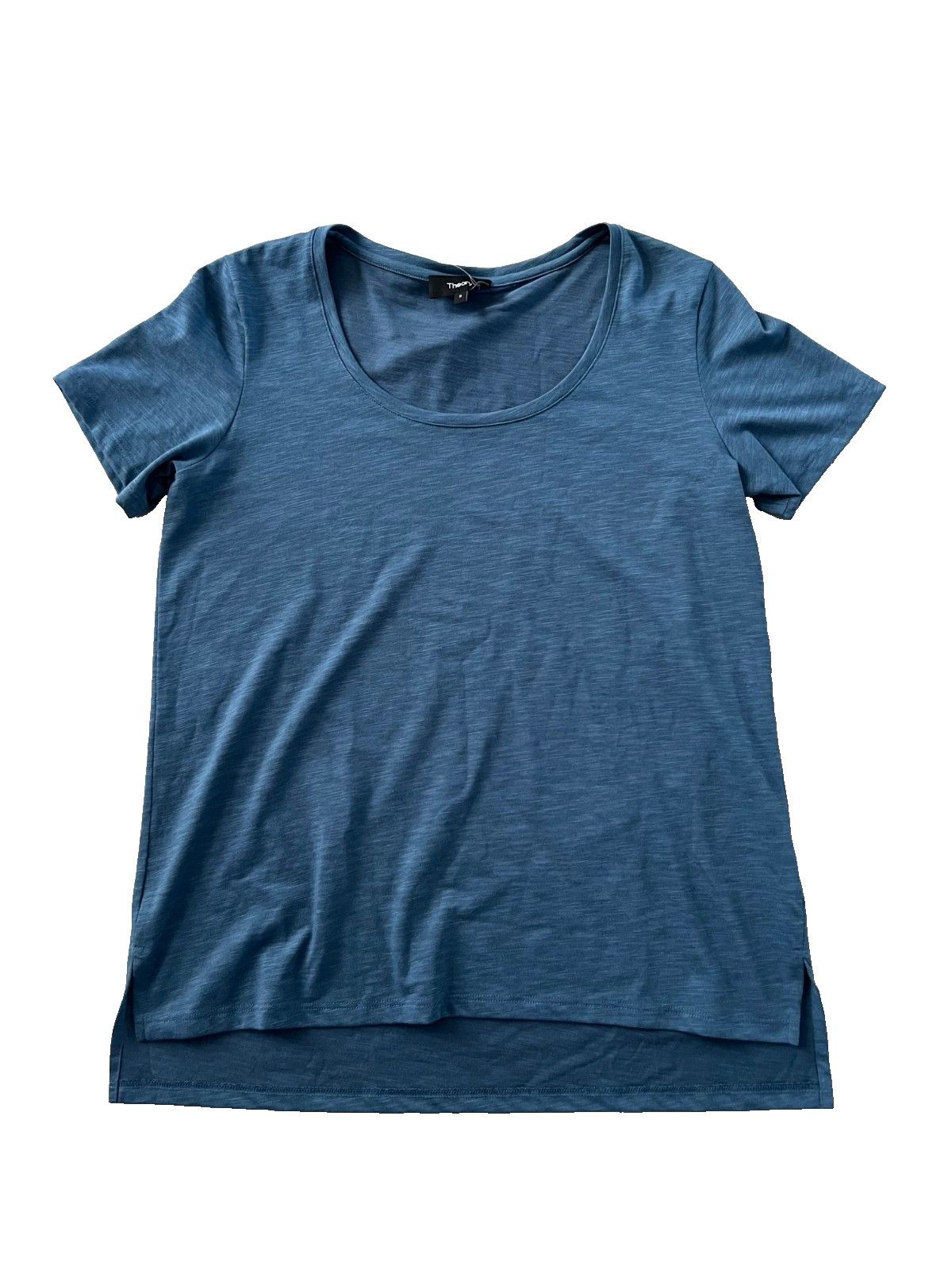 Theory Theory Pinati B Atmos Light Cotton Tee in Blue ( S ) Size S / US 4 / IT 40 - 1 Thumbnail