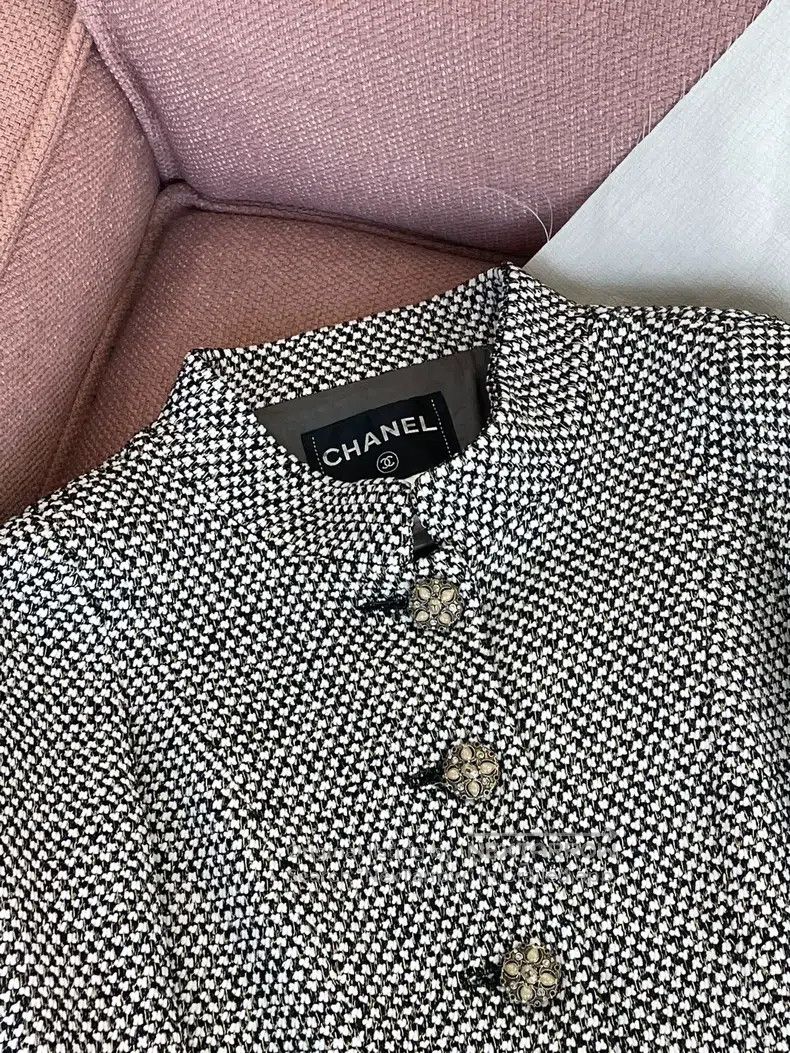 Chanel Chanel Mumbai series stand-up collar tweed woven jacket Size XS / US 0-2 / IT 36-38 - 2 Thumbnail