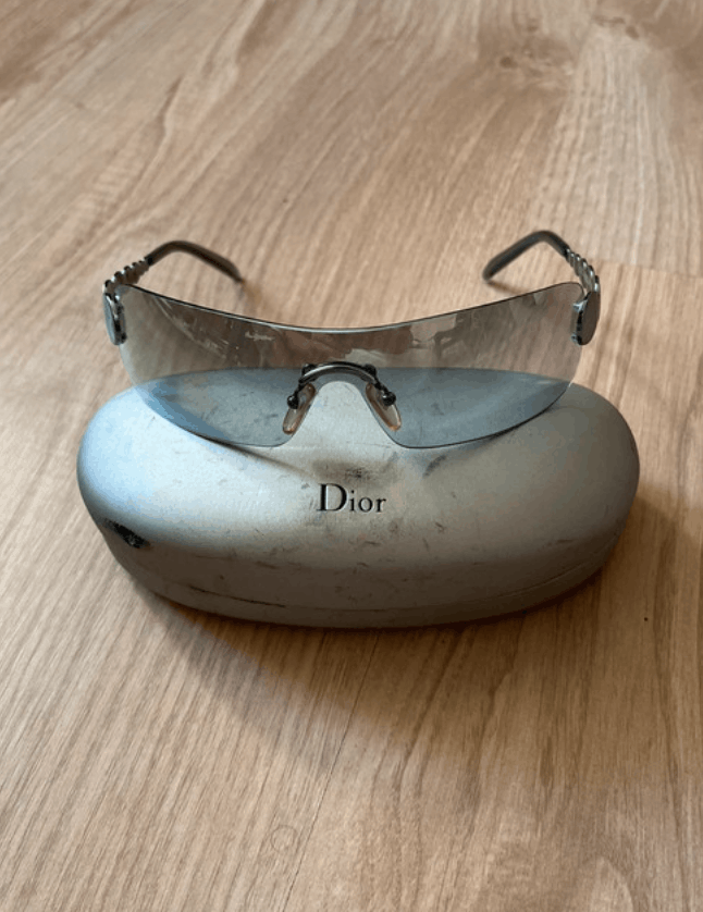 Dior Dior Sunglasses 🇺🇸 TAX FREE Ruthenium Mask Shield Bike Size ONE SIZE - 5 Thumbnail