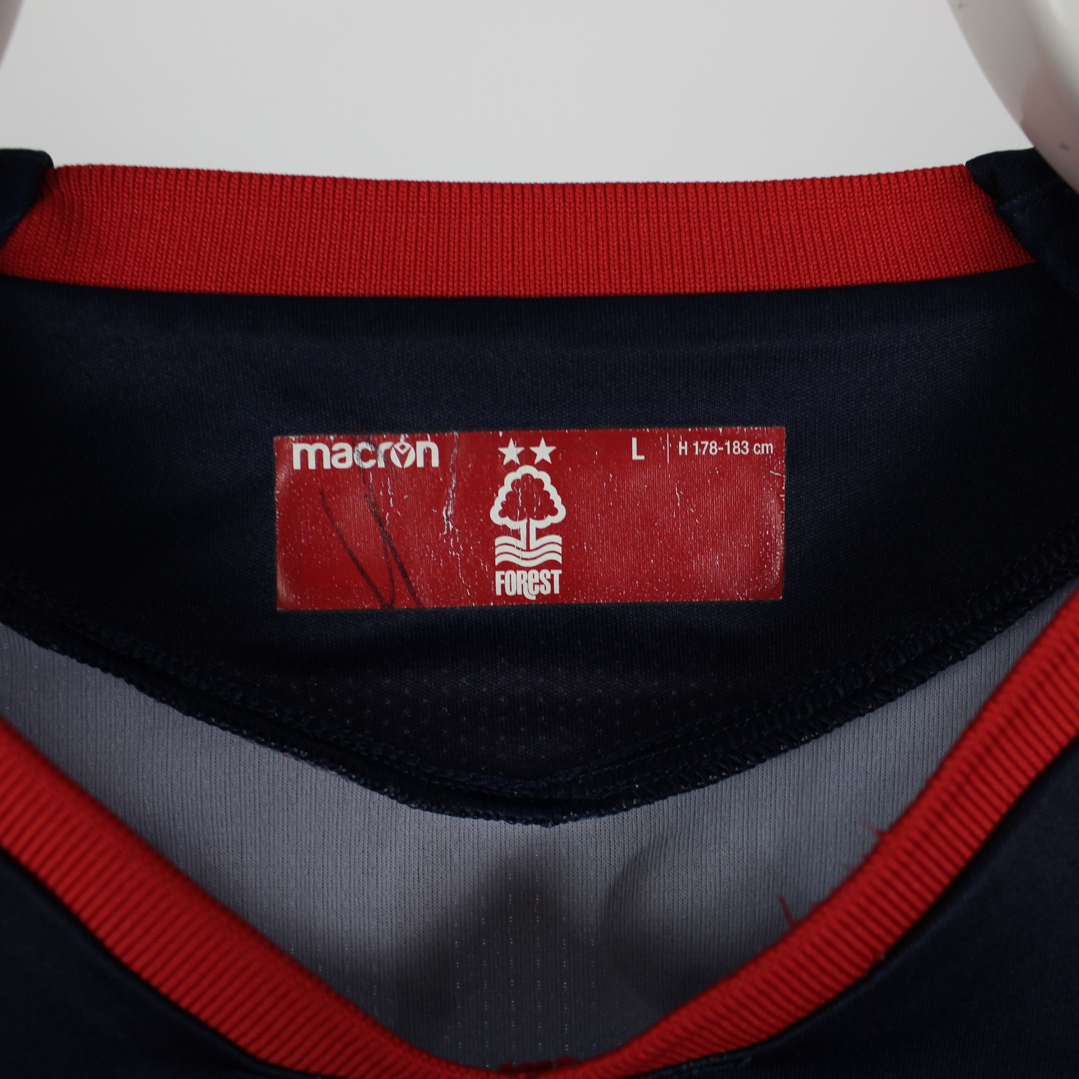 Macron Nottingham Forest Away Football Shirt 2021/22 L Macron Size US L / EU 52-54 / 3 - 12 Thumbnail