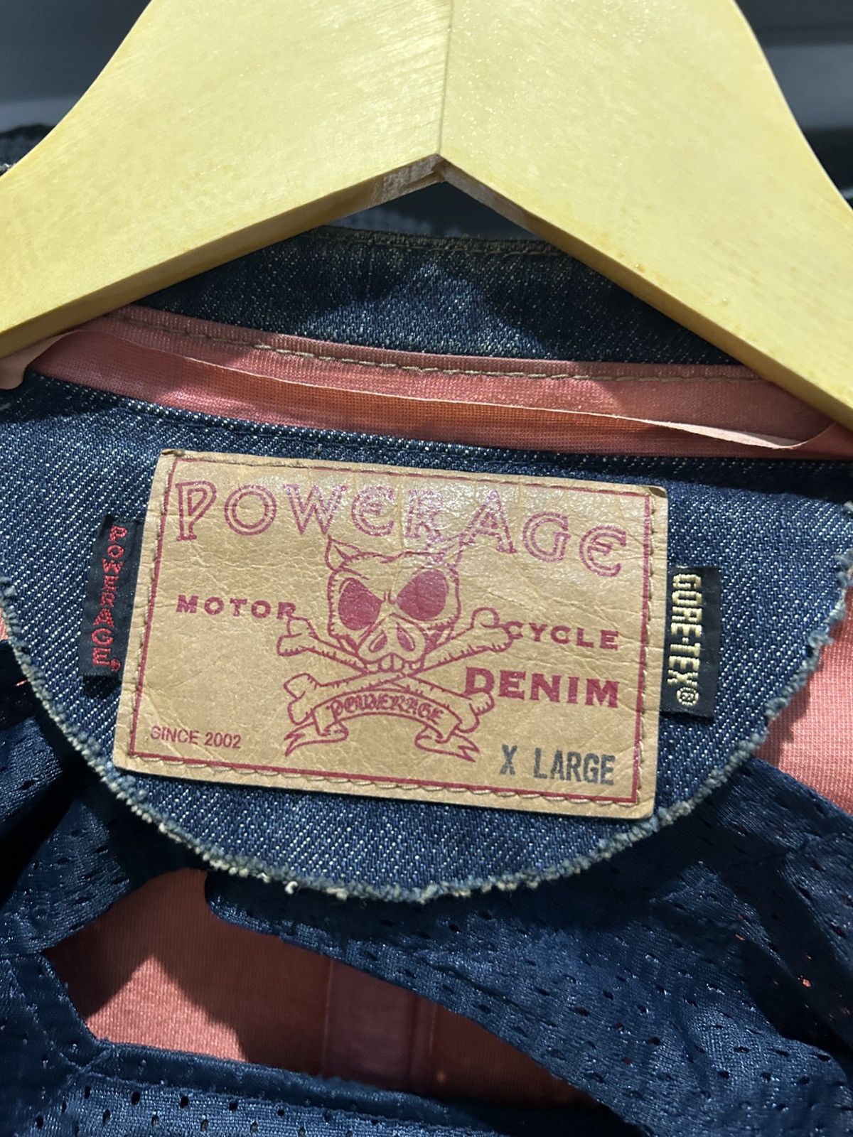 Japanese Brand Power age Motor Cycle denim Gore-tex Size US XL / EU 56 / 4 - 9 Thumbnail