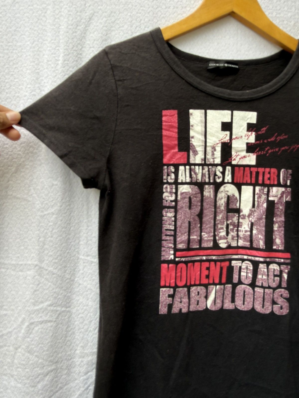 Hysteric Glamour Cookie House poem japanese style tee Size US XS / EU 42 / 0 - 5 Thumbnail