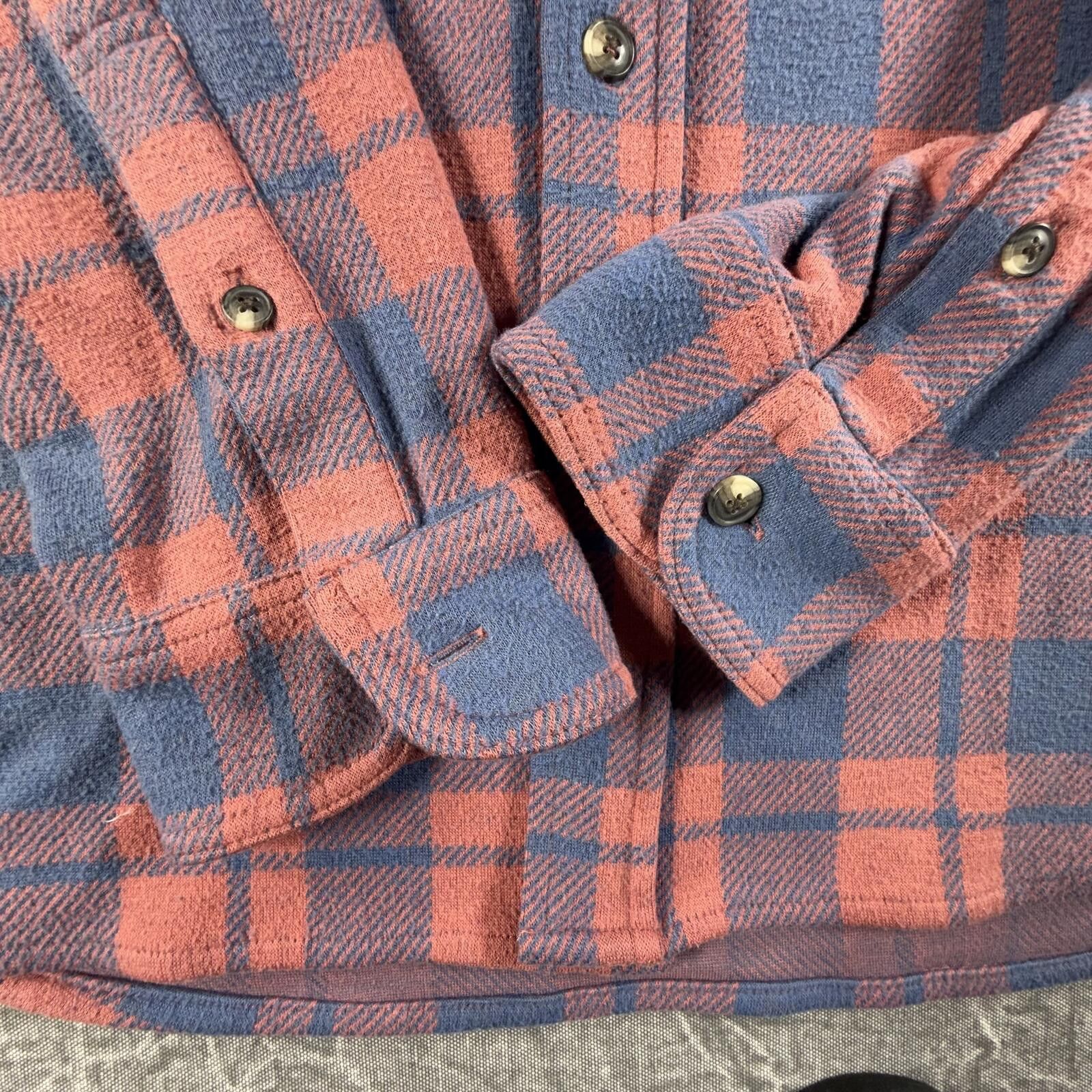 Faherty Faherty Shirt Men's S Blue Red Plaid Flannel 100% Cotton Size US S / EU 44-46 / 1 - 3 Thumbnail
