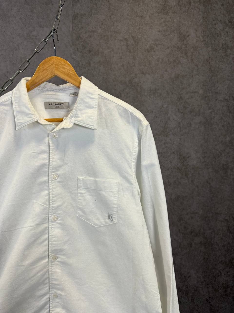 Allsaints Allsaints designer logo flannel shirt Size US L / EU 52-54 / 3 - 2 Thumbnail