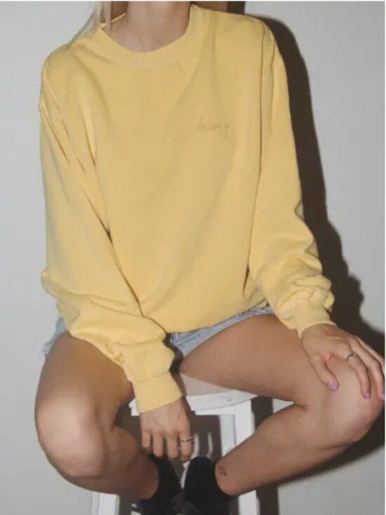 Brandy Melville Brandy Melville Erica Honey Sweatshirt - Small Size S / US 4 / IT 40 - 5 Thumbnail