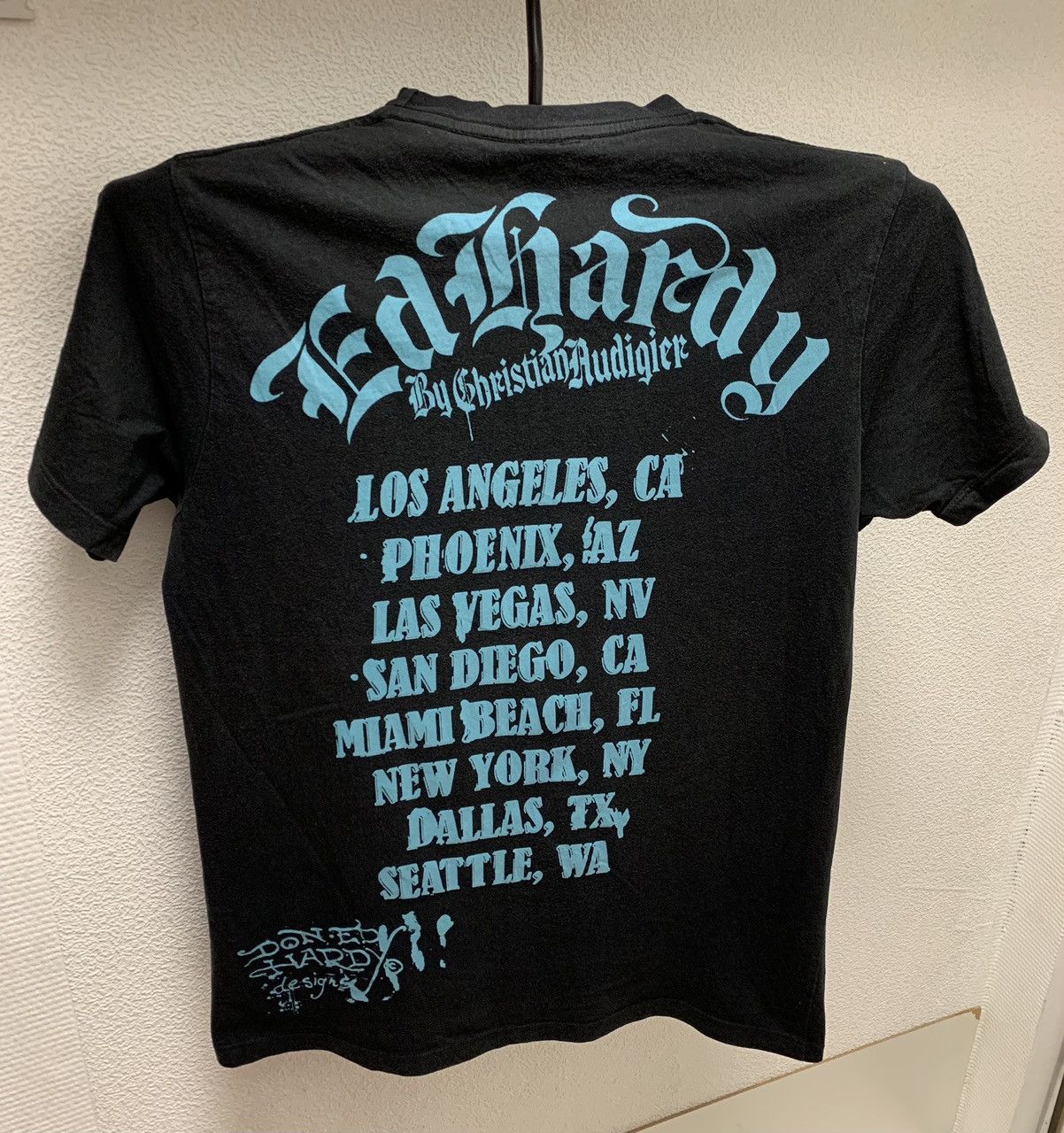 Ed Hardy Edhardy Ed Hardy Christian Audigier black t-shirt M made Usa Size US M / EU 48-50 / 2 - 2 Thumbnail