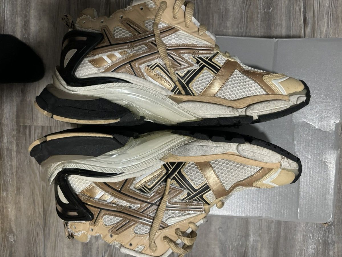 Balenciaga Blk/white/gold Size US 12.5 / EU 45-46 - 3 Thumbnail