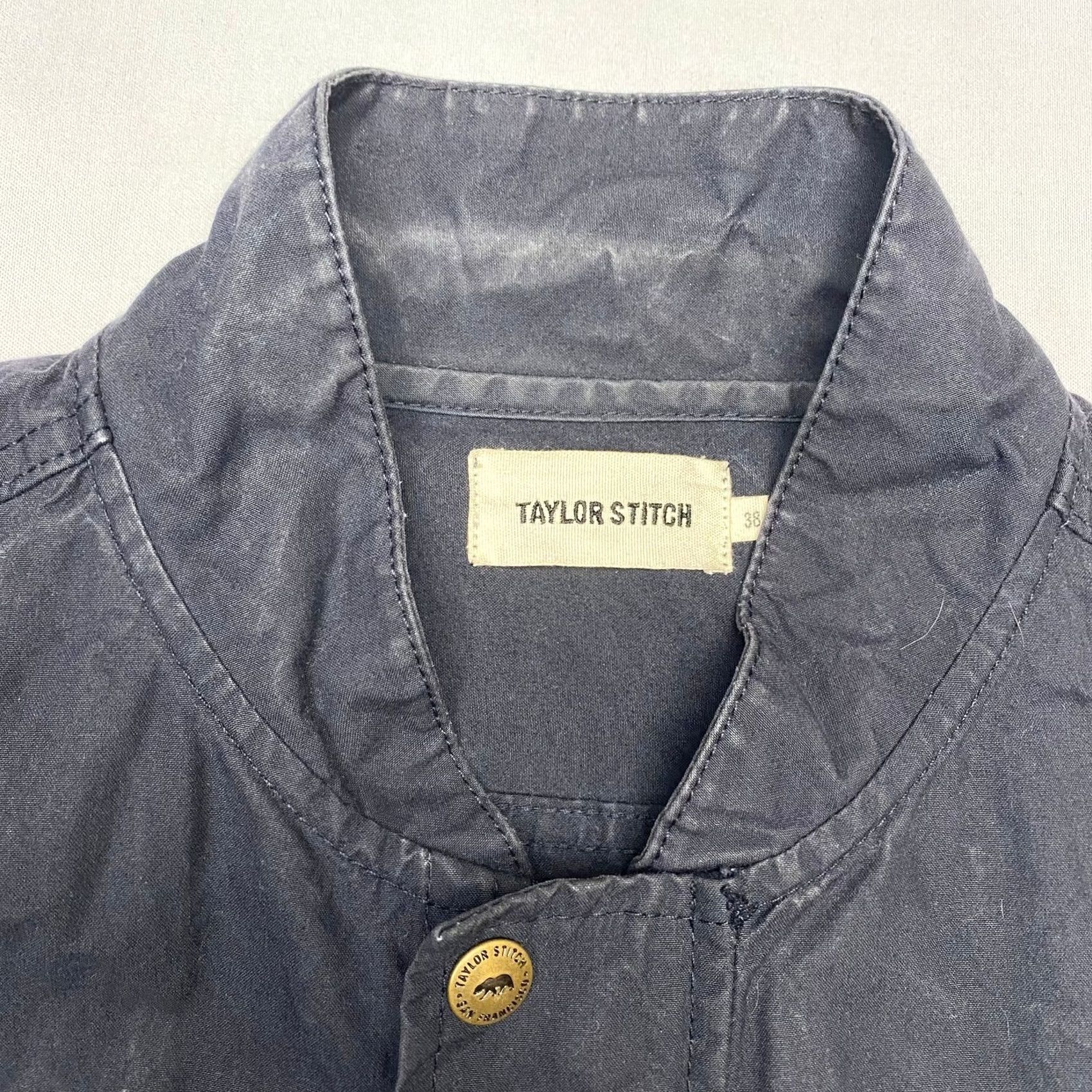 Taylor Stitch Taylor Stitch Dry Waxed Jacket Men’s Bomber Jacket S Blue Barn Chore Halley Stevenson Barn Chore Men’s Size US S / EU 44-46 / 1 - 4 Thumbnail
