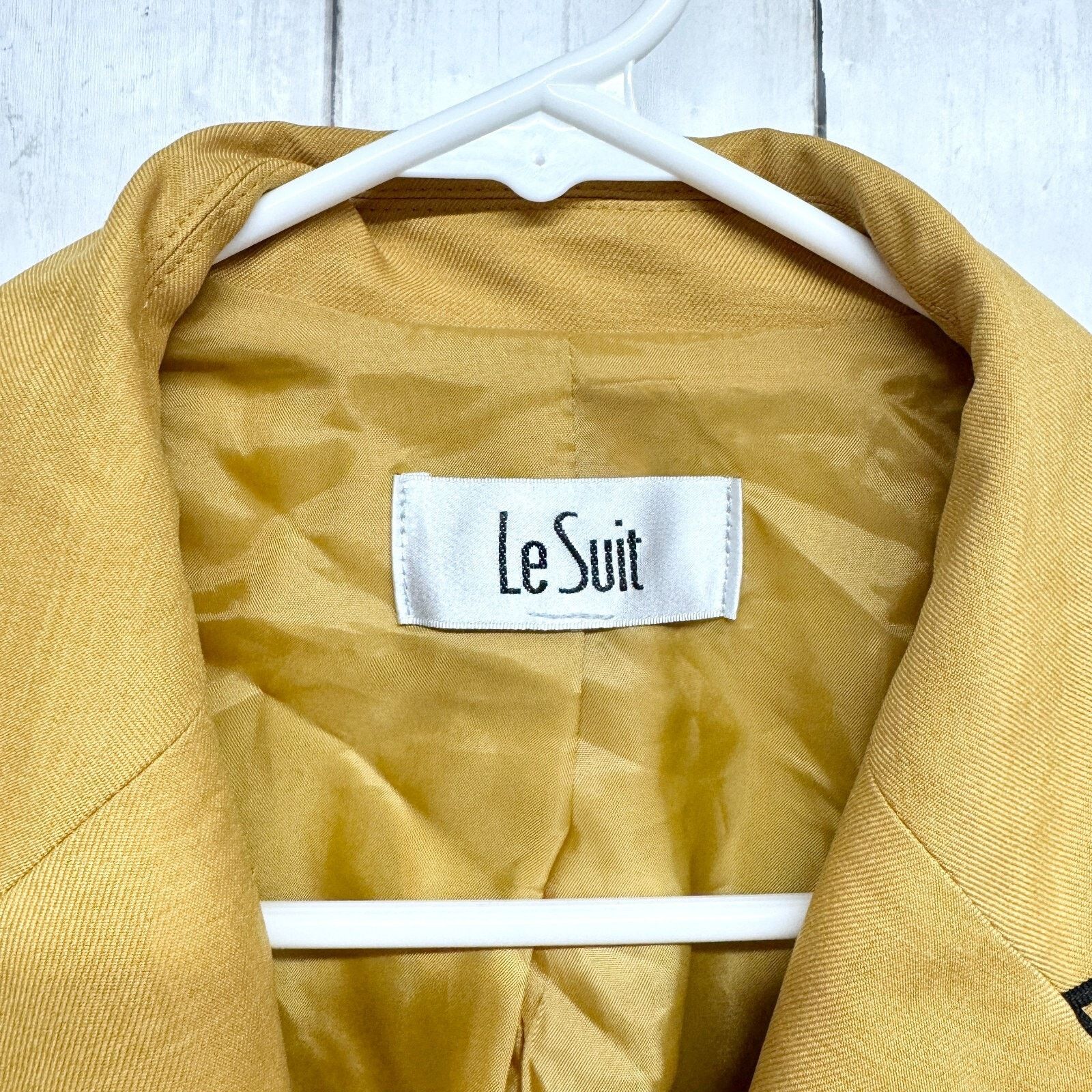 Other Le Suit Blazer 8 Business Monte Carlo Big Buttons Gold Leaf Size M / US 6-8 / IT 42-44 - 2 Thumbnail