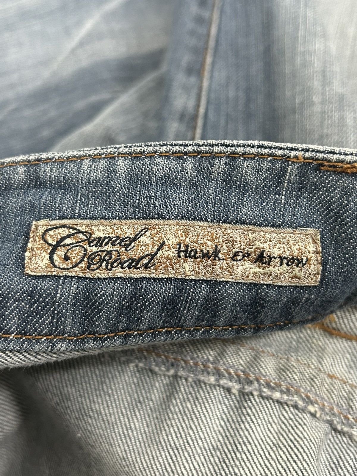 Le Grande Bleu (L.G.B.) Camel Road Distressed Embellished Jeans Size US 29 - 15 Thumbnail