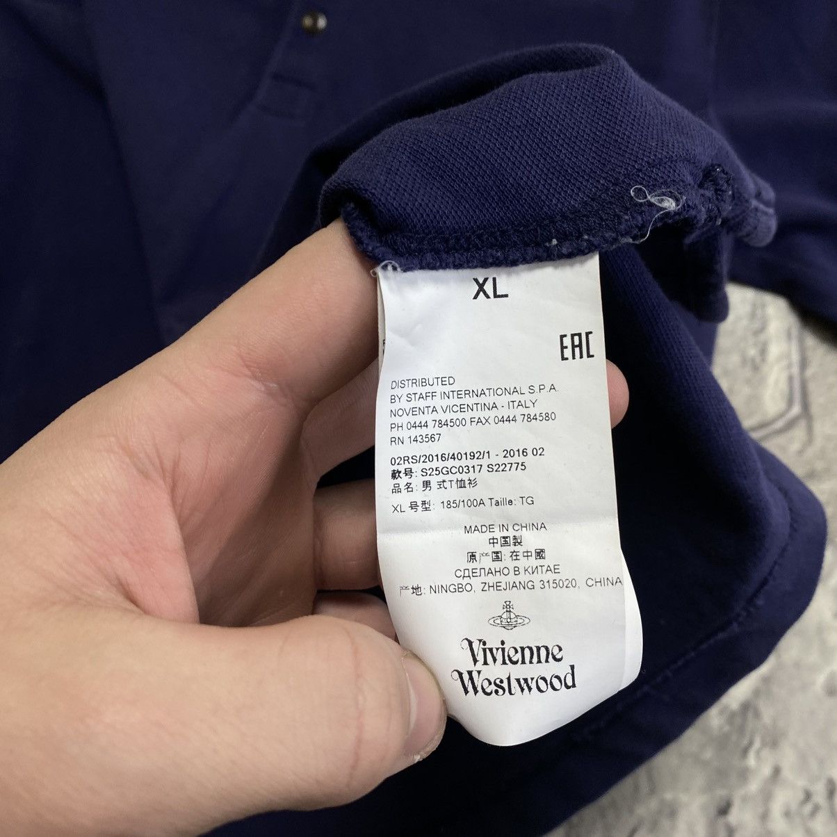 Vivienne Westwood Vivienne Westwood Polo T-Shirt Vintage Small Orb Logo Luxury Size US XL / EU 56 / 4 - 8 Thumbnail