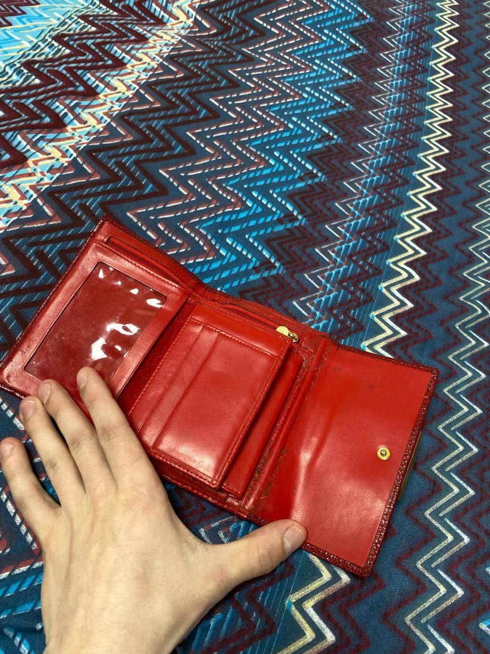 Versace Versace Grained Leather Medusa Wallet Size ONE SIZE - 6 Thumbnail
