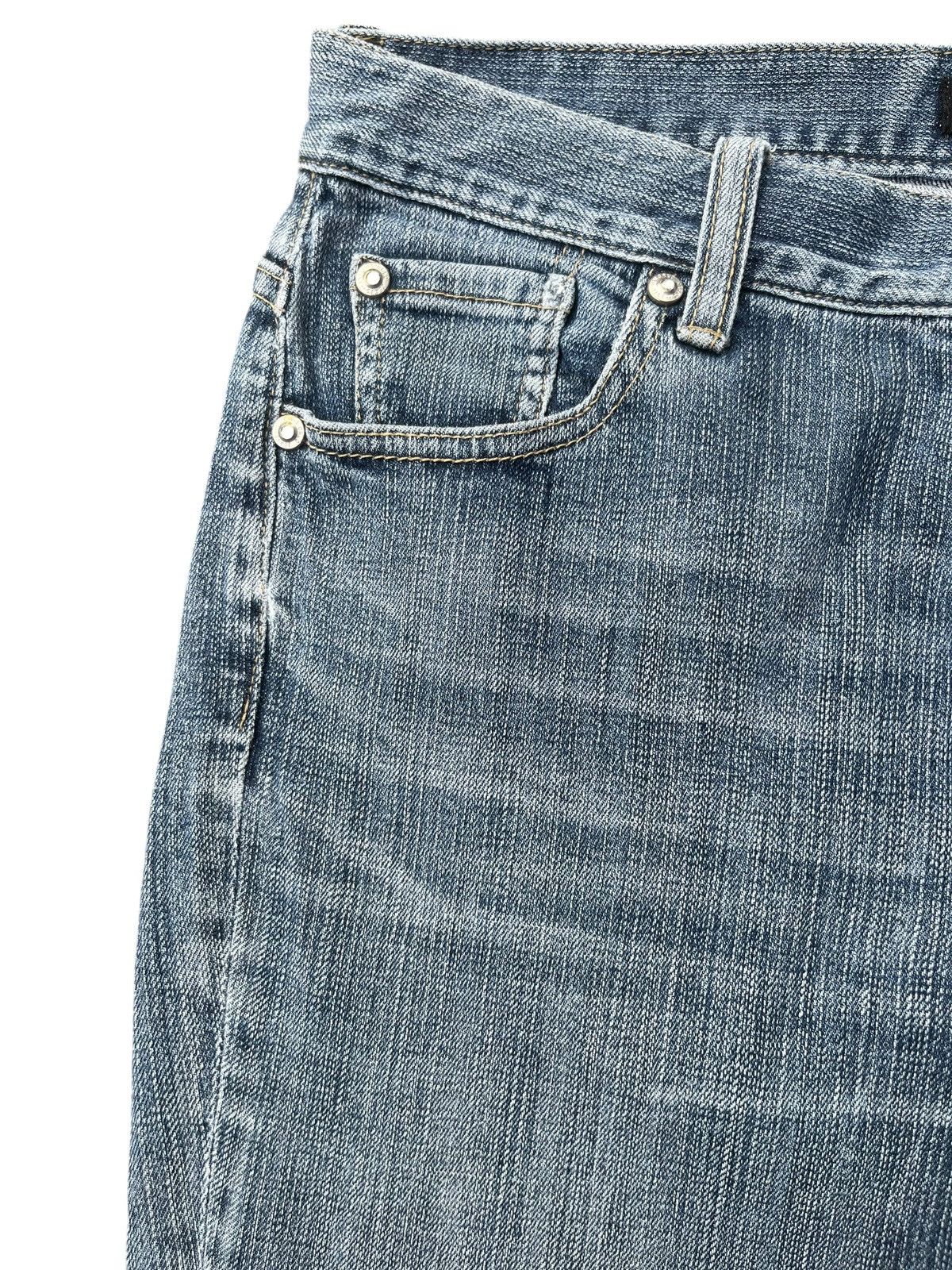 Beauty Beast × Hysteric Glamour × Japanese Brand Vintage Japanese Brand Blue Washed Distressed Flare Jeans Size US 30 / EU 46 - 7 Thumbnail