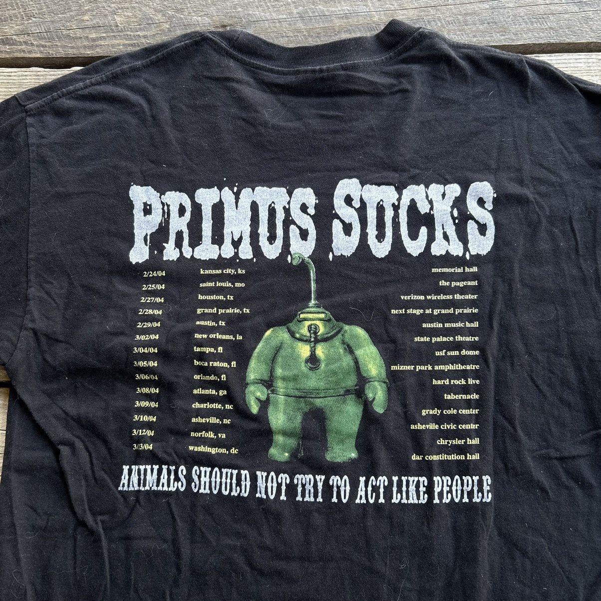 Band Tees Vintage Primus Band Should Not Try To Act Like People Shirt Size US L / EU 52-54 / 3 - 4 Thumbnail