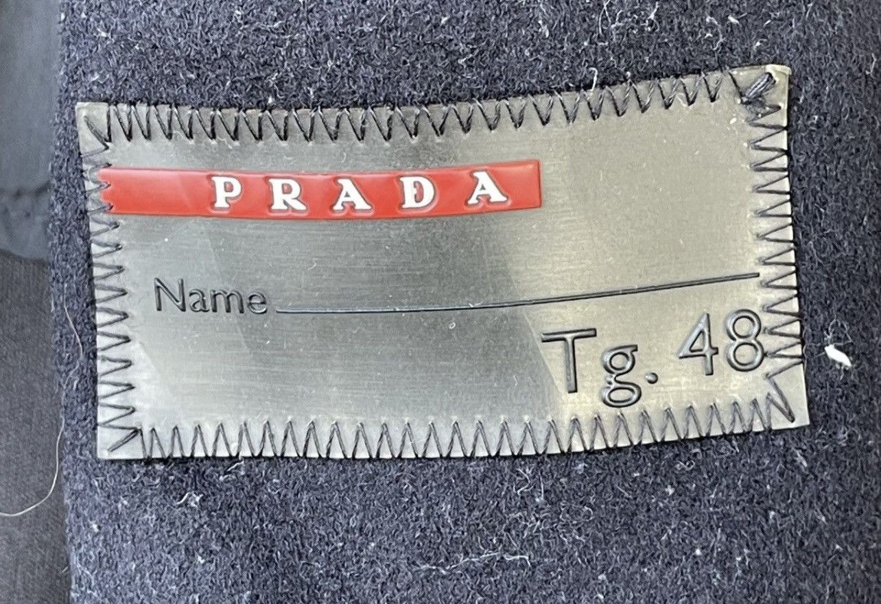 Prada PRADA Art SGV922 Double Breasted Virgin Wool Jacket Saiz 48 Size US M / EU 48-50 / 2 - 4 Thumbnail