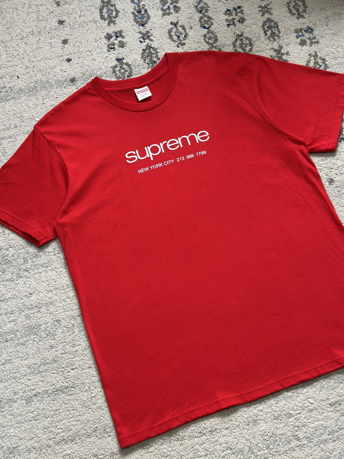 Supreme Supreme New York Tee Size US L / EU 52-54 / 3 - 6 Thumbnail