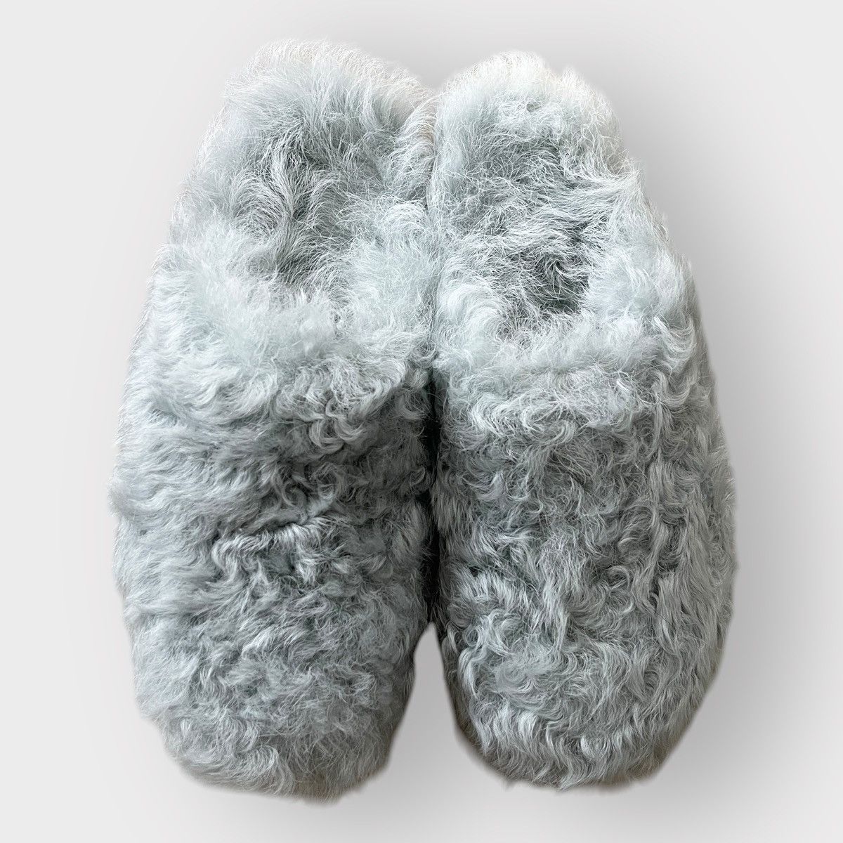 Rick Owens STEAL! Rick Owens Shearling Mules Blue Size US 7 / EU 40 - 13 Thumbnail