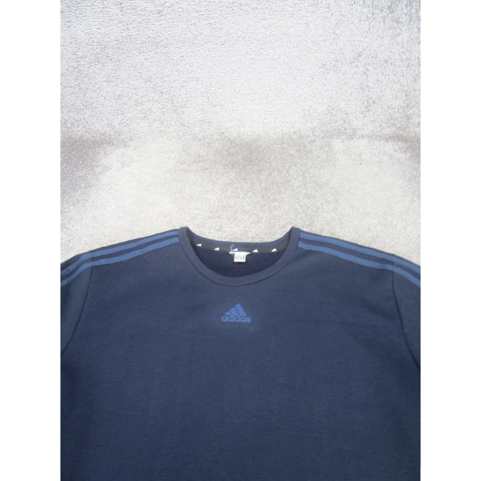 Adidas VINTAGE Adidas Sweatshirt Mens Large Blue Fleece Pullover Crew Size US L / EU 52-54 / 3 - 2 Thumbnail