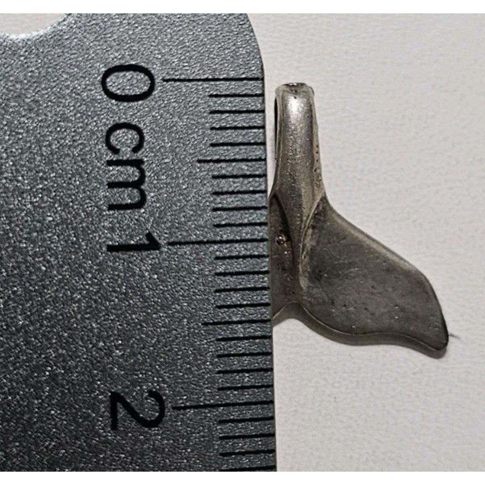 Other Sterling Silver 925 Whale Tail Slide Pendant Size ONE SIZE - 5 Thumbnail