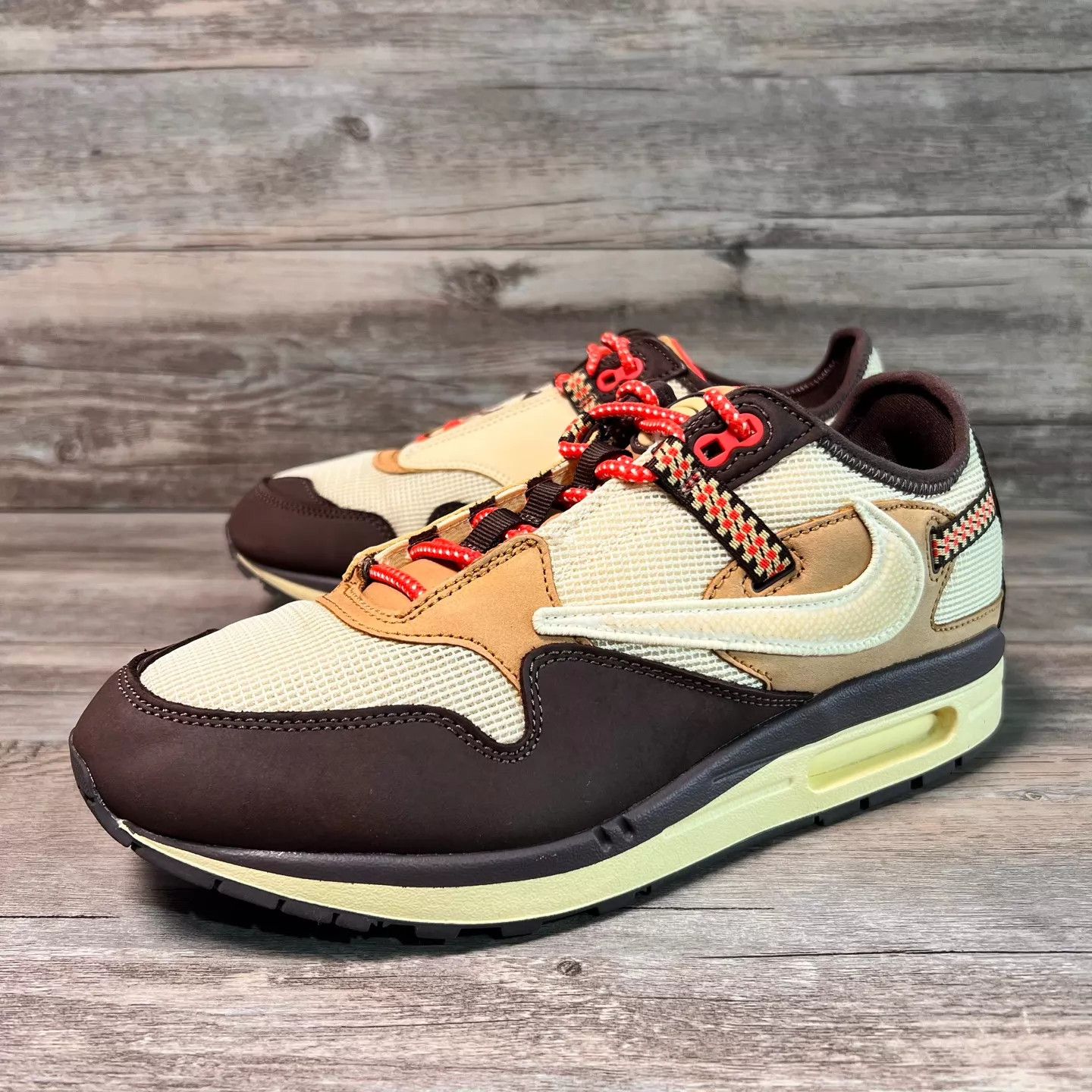 Nike Nike Air Max 1 x Travis Scott Reverse Swoosh Mocha 43 99 new Size US 9.5 / EU 42-43 - 1 Thumbnail
