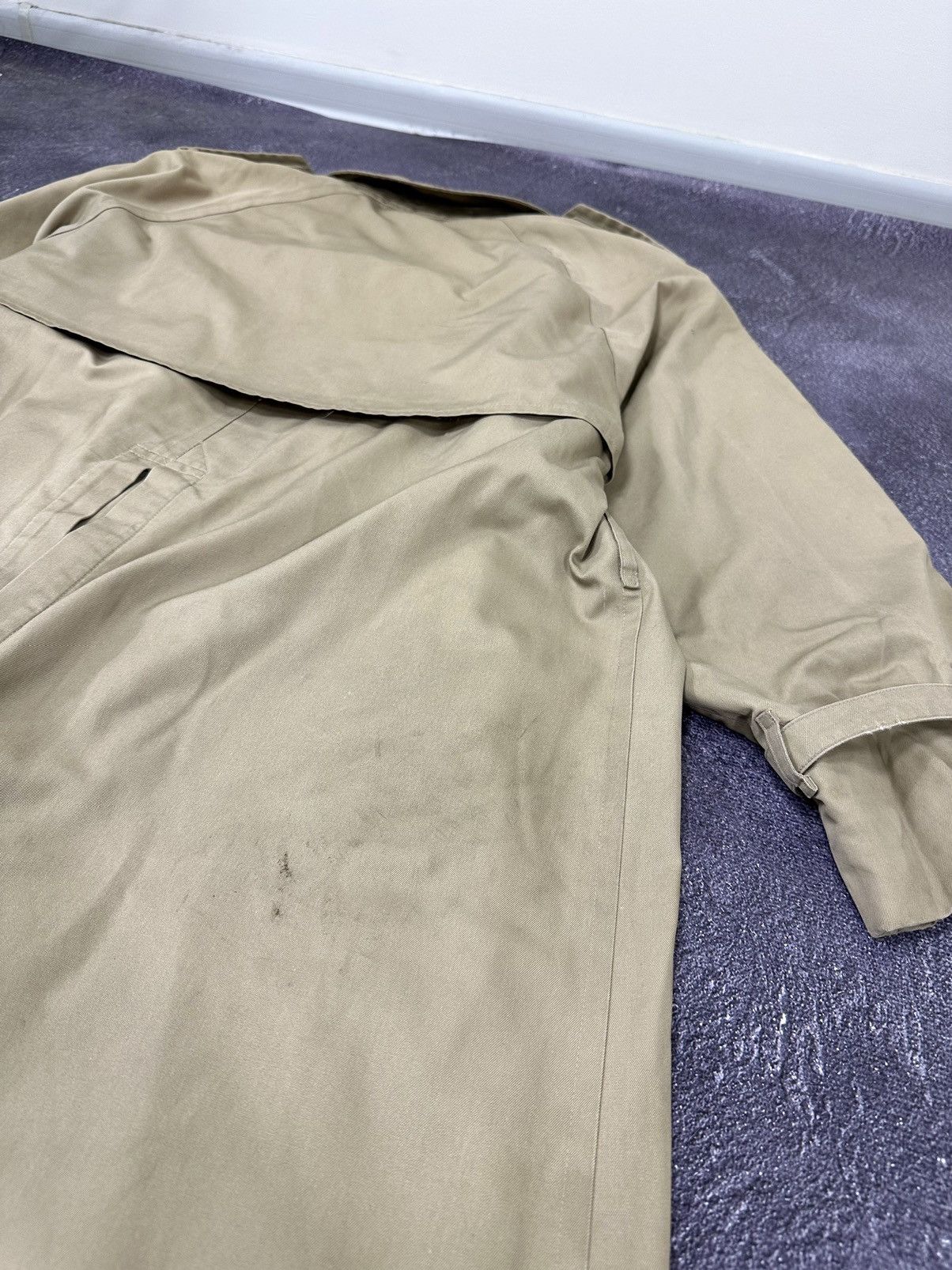Burberry Vintage 90s Burberry Nova Check Luxury Designer Trench Coat Size US XL / EU 56 / 4 - 19 Thumbnail