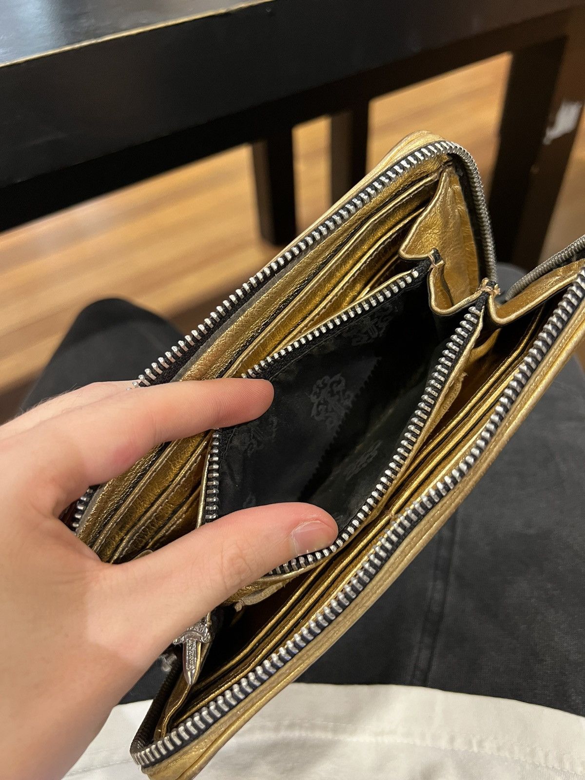 Chrome Hearts Chrome Hearts Triple Cross Wallet Size ONE SIZE - 12 Thumbnail