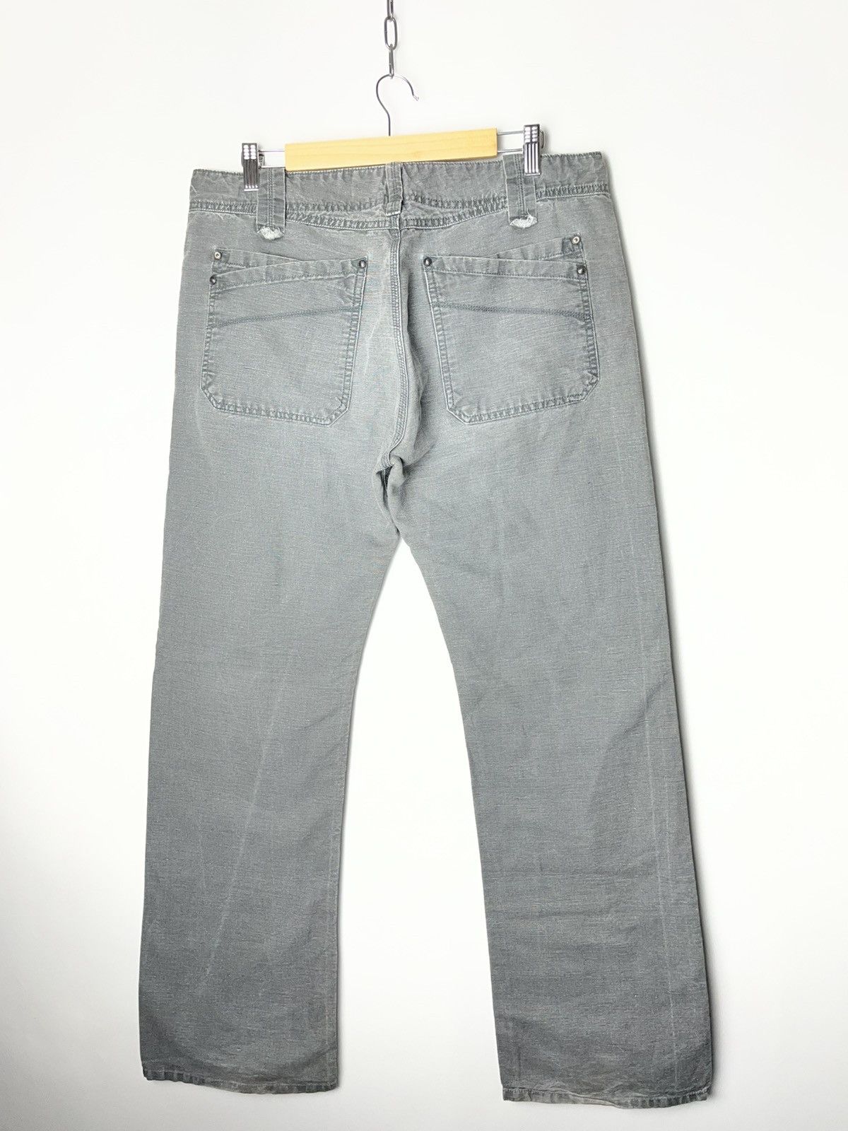 Diesel RARE Vintage 2000’s Diesel Cotton-Linen Jeans Size US 33 - 6 Thumbnail