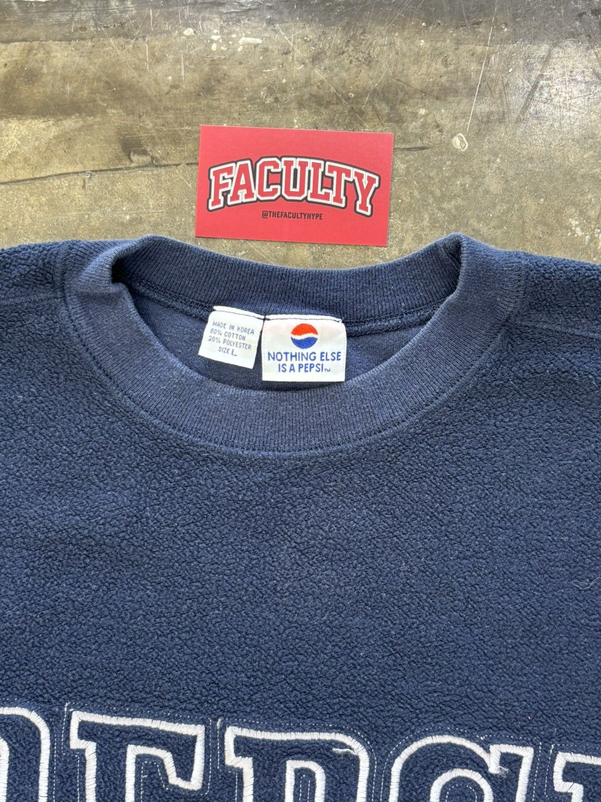 Pepsi × Vintage Vintage Pepsi Fleece Nothing Else is a Pepsi Tag Crew Large Size US L / EU 52-54 / 3 - 3 Thumbnail