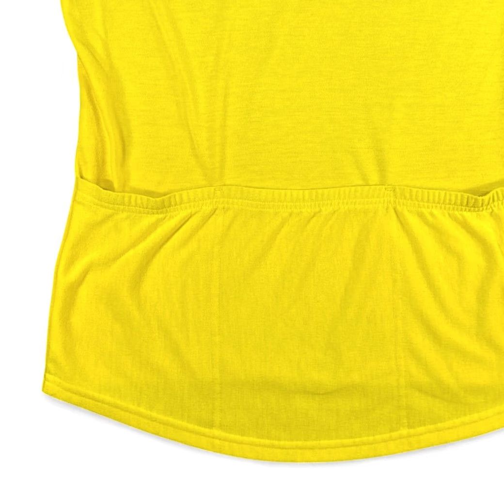 Vintage VINTAGE Nashbar Cycling Jersey Adult LARGE Yellow Blank USA Made Zip Pocket 90s Size US L / EU 52-54 / 3 - 7 Thumbnail