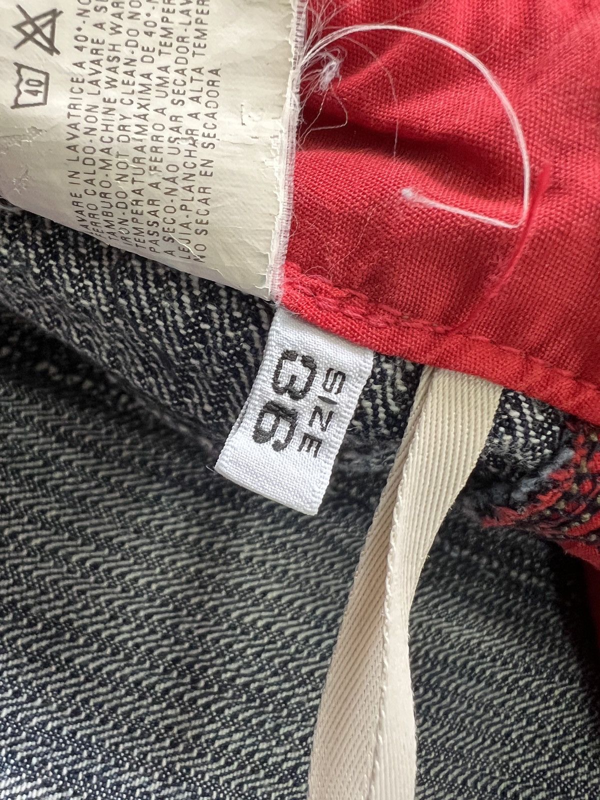 Emporio Armani × Hysteric Glamour × If Six Was Nine Archive flared Armani jeans baggy y2k if six was nine style Size US 33 - 16 Thumbnail