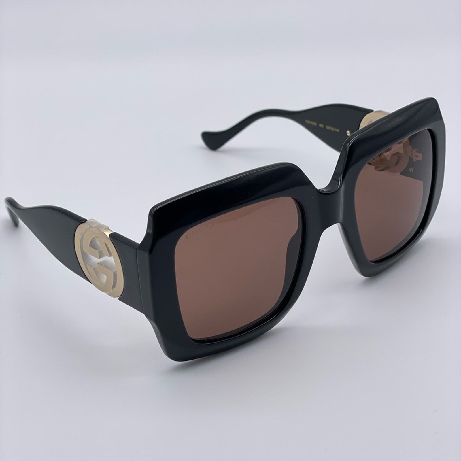Gucci BRAND NEW GUCCI GG1022S 005 With Chain Black/Brown Woman Size ONE SIZE - 4 Thumbnail