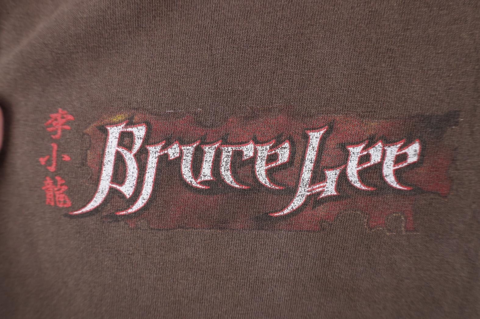 Vintage Vintage 90s Y2K Spell Bruce Lee Karate Short Sleeve T-Shirt Size US XL / EU 56 / 4 - 4 Thumbnail
